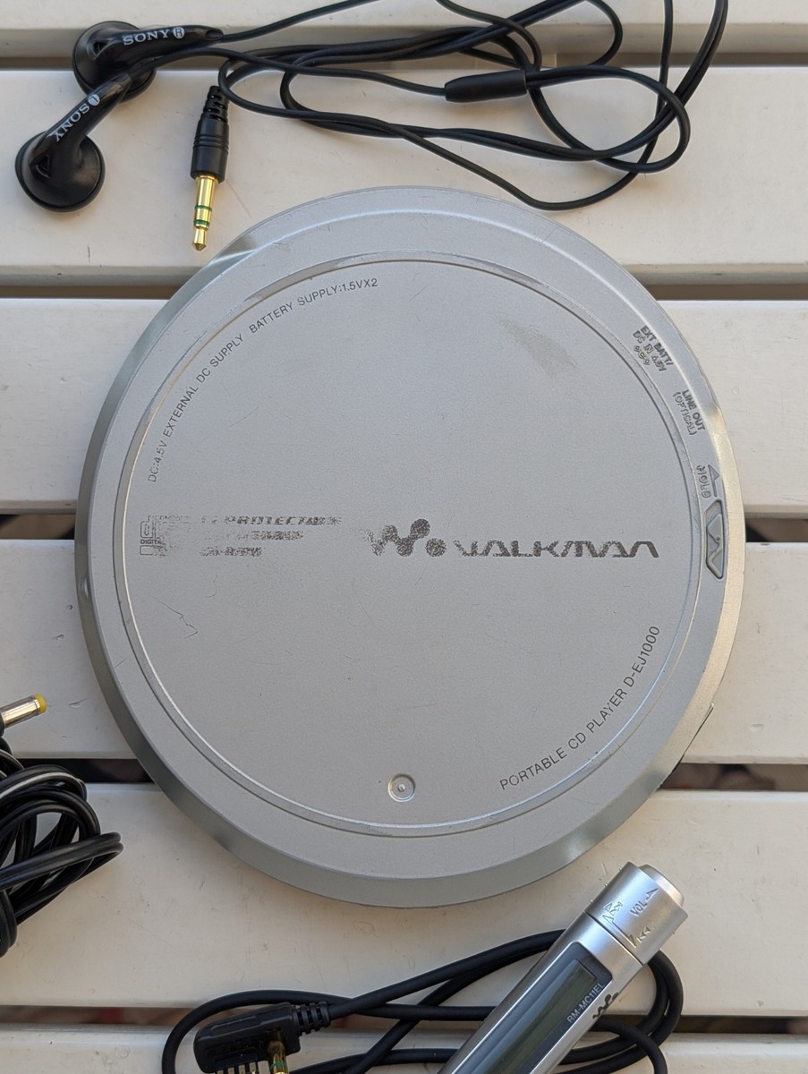 SONY CDウォークマン D-EJ1000_S SONY D-EJ1000 CD Walkman portable player Silver | eBay