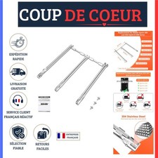 GFTIME Brûleur Inox 69787 45,3 cm Weber Spirit 300 E310 S310 E320 E330