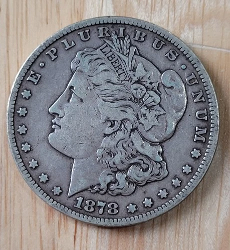 KEY DATE! AU 1878-CC Morgan Silver Dollar Carson City Uncertified Ungraded