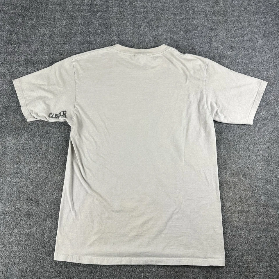 Volcom I Was A Teenage F Up Shirt Large Men’s Beige Vintage 00s Rare Y2K Skater - Image 2 of 4