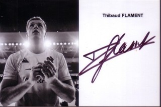THIBAUD FLAMENT AUTOGRAPHE / DEDICACE France