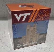 VIRGINIA TECH HOKIES Bluetooth NCAA Collegiate Speaker, KUBE Wiseways NEW SEALED