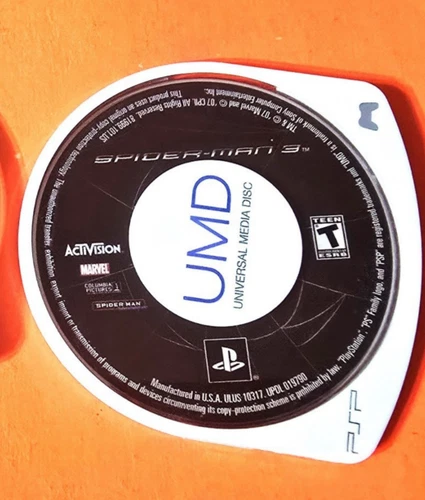 Spider-Man 3 UMD PSP Sony PlayStation Portable Marvel Activision Teen