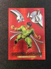 Doctor Octopus 2024 Marvel Masterpieces 92 Platinum #25 Red Prism /492
