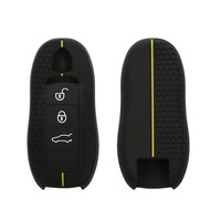 AutoschlüSsel SchutzhüLle FüR Porsche 3-Tasten AutoschlüSsel Nur Keyless -