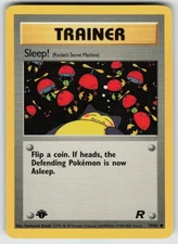 Pokemon 1st Edition Sleep! (Rocket's Secret Machine) Common Team Rocket 79/82 NM