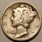 1931 S Mercury Dime F - VF   "Actual Coin Pictured - Not Cleaned"