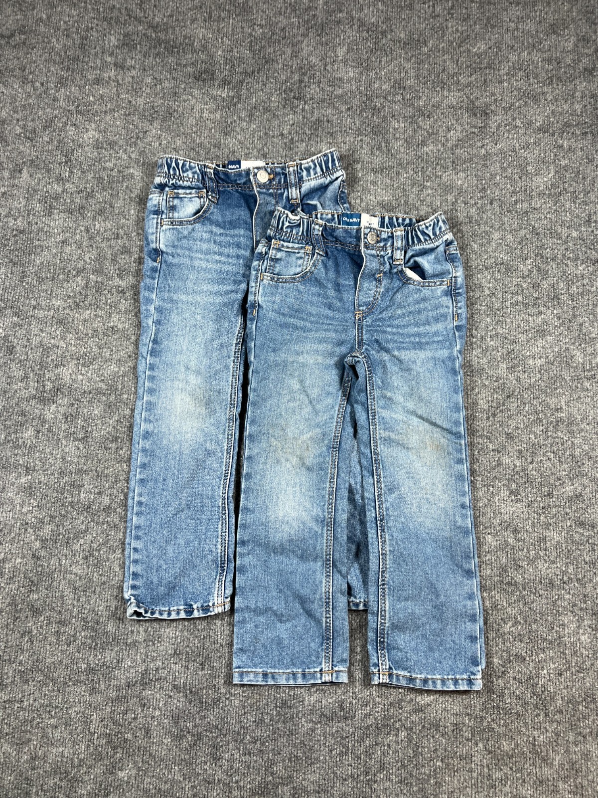 Boys 4t Blue Denim Cotton Zip Fly Pull On