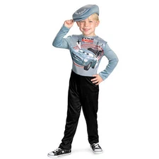 Boys Cars Costume Finn McMissle Pixar Cars 2 S M Officially Licensed Kids Child