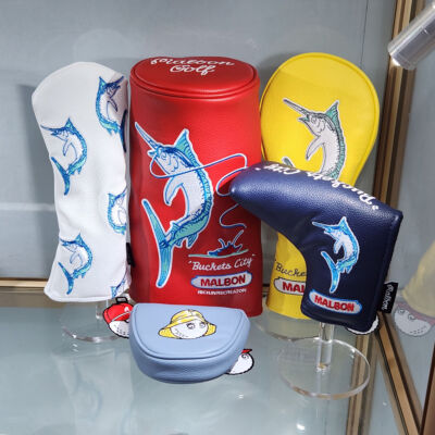 Malbon ゴルフクラブカバー ロッドヘッドスリーブ プッシュロッドスリーブ Malbon ゴルフクラブカバー ロッドヘッドスリーブ プッシュロッド