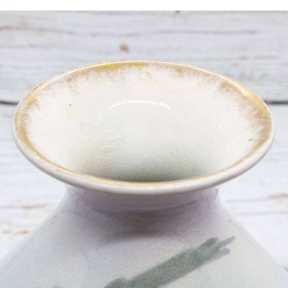 Rare Antique Burleigh Ware / Burgess & Leigh, Burslem Vase, Flying Geese / Bird - Image 4 of 4