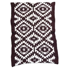 Anthologie Do Everything In Love Red White Aztec Tribal Infinity Scarf One Size