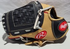 Rawlings Glove Right Handed Model WPL10CBSG 10 Inch Tan and Black Tee Ball