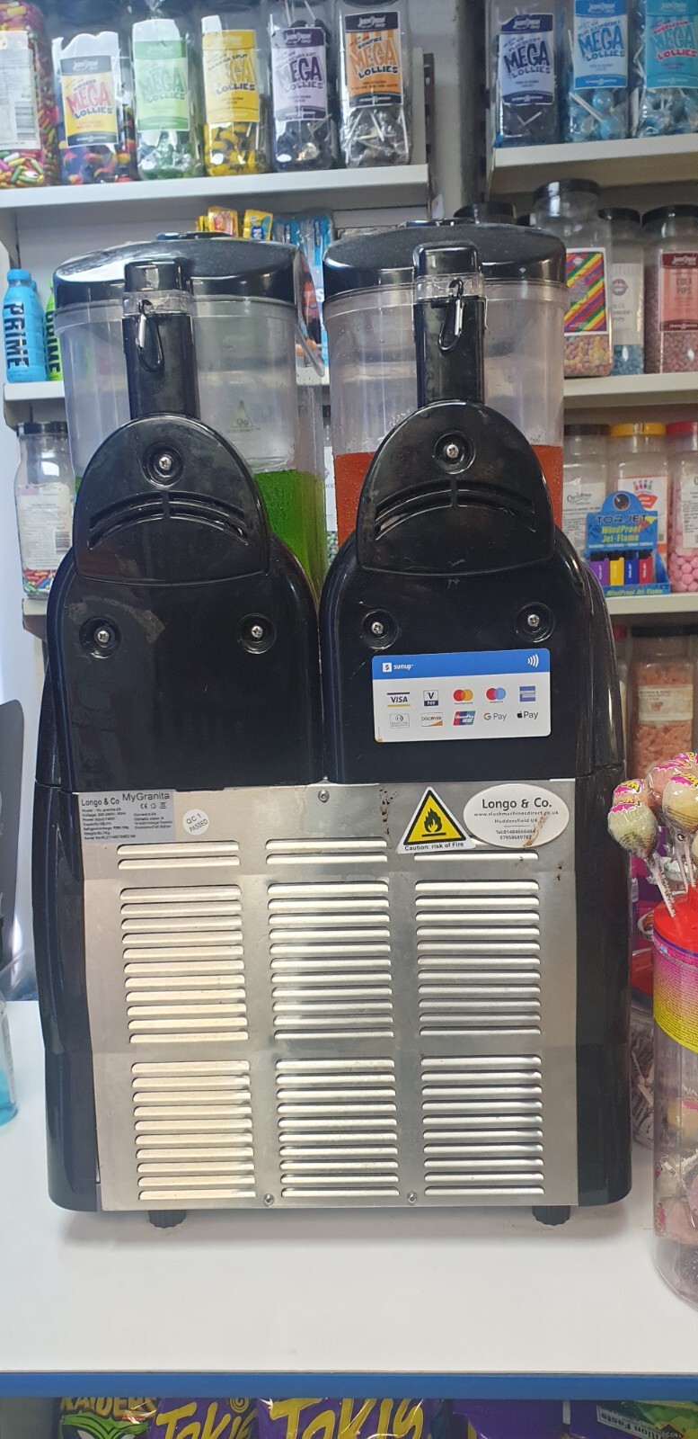 slush machine commercial twin bowl longo&co eBay