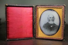 Rare Antique Daguerreotype   Engraving of POET William Cullen Bryant / Sealed