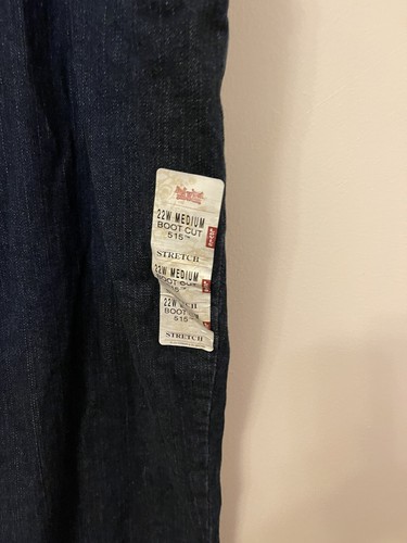 NWT Levi Strauss & Co. 515 Boot Cut Jeans Women's 22W Medium, New - Picture 3 of 7