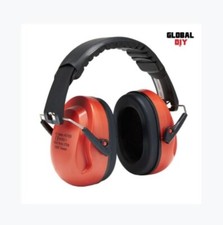 Ear Defenders – Red & Black – FREE Dust Bag & Delivery 