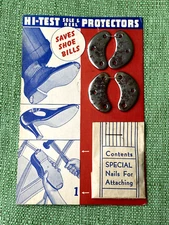 Hi -Test Sole & Heel Protectors #1 Vintage NOS on Original Card +FAST SHIPPING!