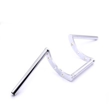 22mm 7/8 "Chrome Guidon Drag Droit Z-Bar Pour Universal Honda Suzuki Yamaha
