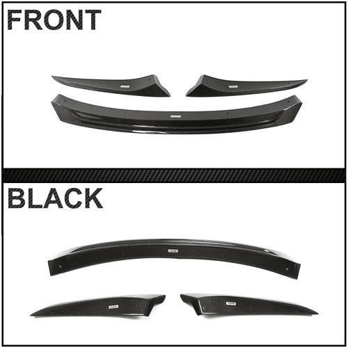 Spoiler labbro anteriore in carbonio spoiler spada adatto per BMW G14 G15 G16 2019-24 - Foto 11 di 12