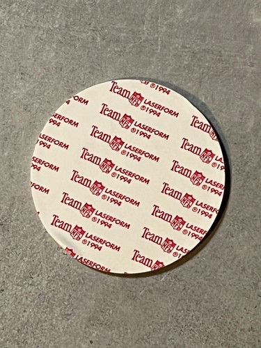 1994 Laserform Cincinnati Bengals Foil NFL Licensed Team 1.5" POG / Milk Cap - Picture 2 of 2