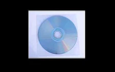 1000 NEW CD/DVD HDPE POLY SLEEVES, CLEAR (HDPE-A) - JS97