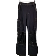 Bridger Snow Board Gear Adult's Solid Black Straight Leg Pants Size Small