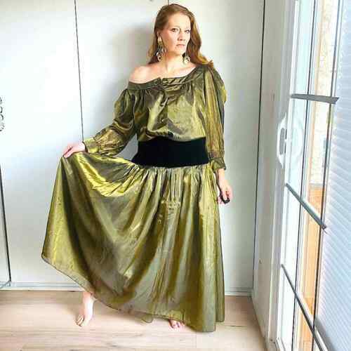 rhea costa green dress Alaya Mikado Dress In Forest-Green – Rhea Costa main image 0