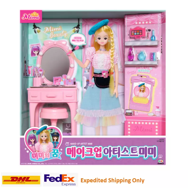 Mimiworld dream series Makeup Artist Mimi Korean Barbie Doll Toy Kids girl  gift