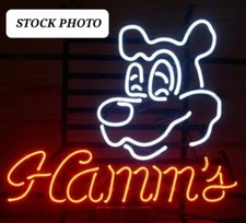 NEW Hamm's LED-USB Light Up Sign Man Cave Beer Bar Home Wall Artwork