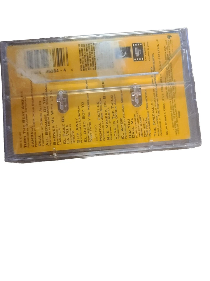 The Specialist Soundtrack Cassette SEALED w/ Hype Gloria Estefan John Barry - Image 3 of 4