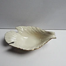 Vintage Lenox USA Hand Decorated with 24 Karat Gold Dove Candy Nut Bowl Dish EUC