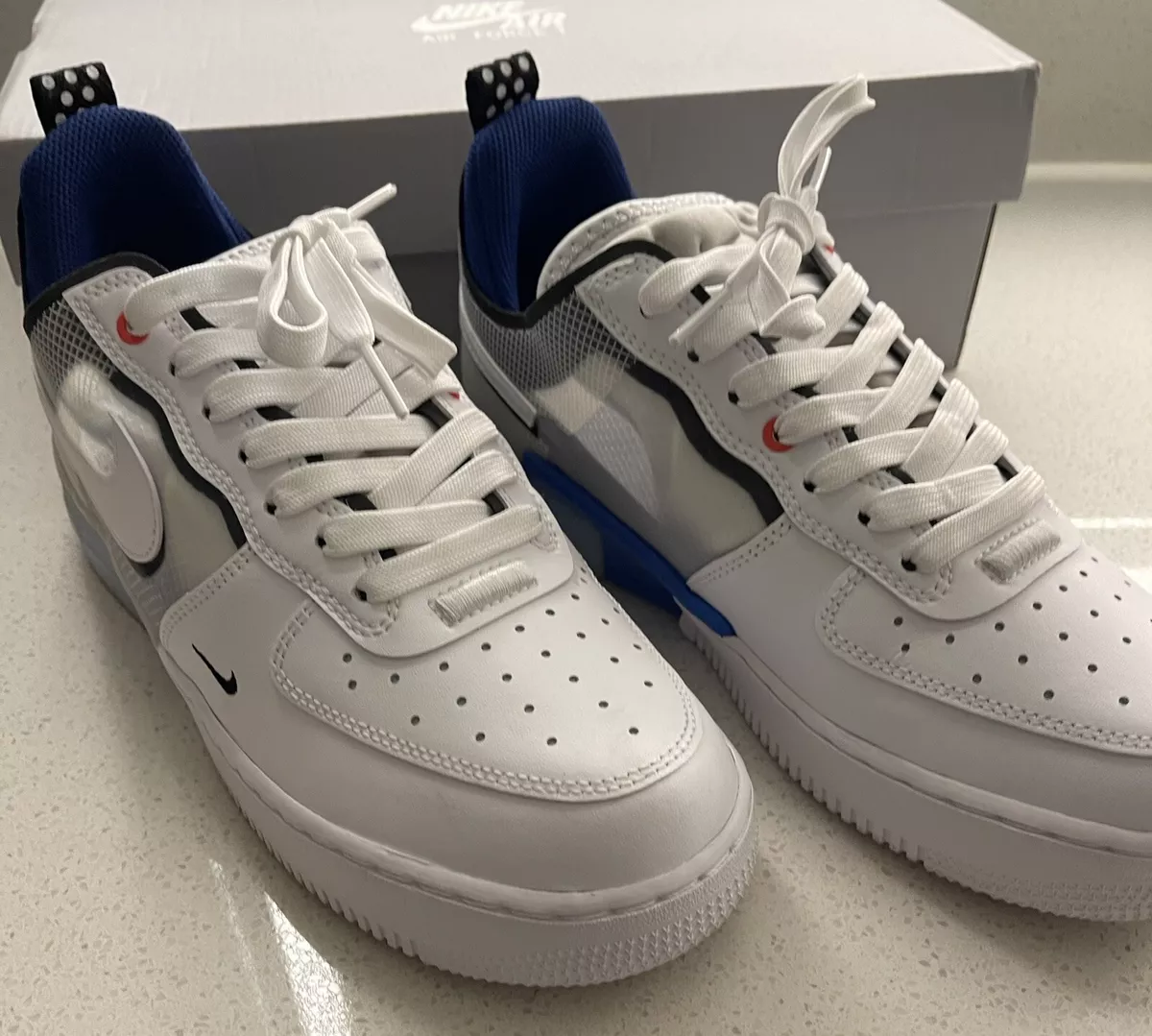 Nike Air Force 1 React White Light Photo Blue DH7615-101