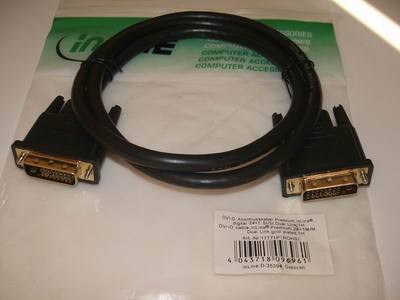 InLine DVI-D Kabel Premium, digital 24+1 Stecker/ Stecker, Dual Link (17771P)