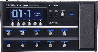 Boss GT-1000 Electric Guitar Multi Effect Pedal Processor Black New