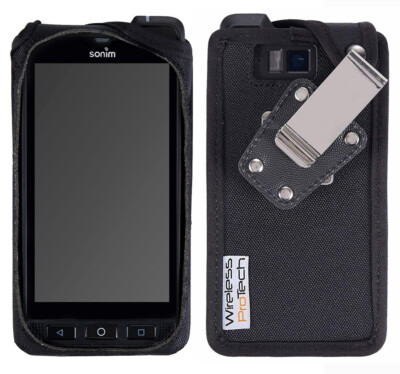 Case for Sonim XP8 XP8800, Nylon Fitted Case with 4-Way Locking Belt Clip 