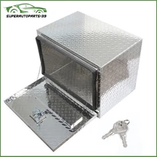 Aluminum Underbody Trailer Pickup Truck Tool Storage Tool Box w/ Lock 24 Inch