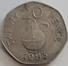 Guernsey 20 pence Coin 1983