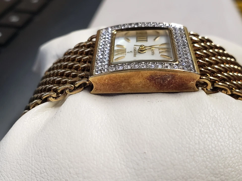 Reloj mujer Peugeot fregona cara cristal bisel 7007 25mm PIEZAS/REPARACIÓN Foto 3 de 4