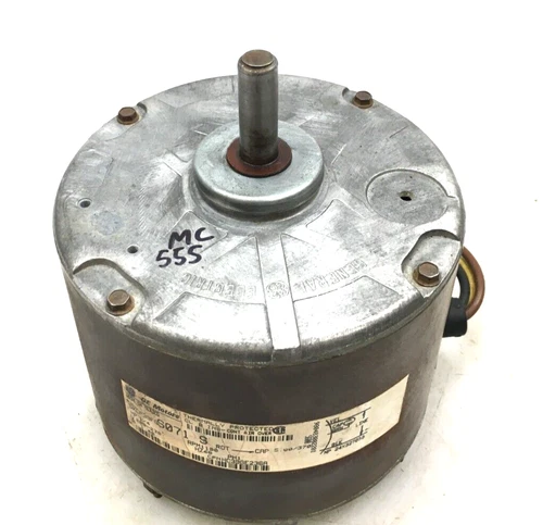 GE 5KCP39FGS071S Condenser FAN MOTOR 1/4 HP 230V HC39GE236A 1100RPM used #MC555