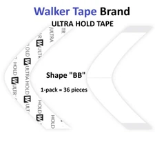 Ultra Hold Tape by Walker Tape Co Shape BB 1 pack = 36 pieces