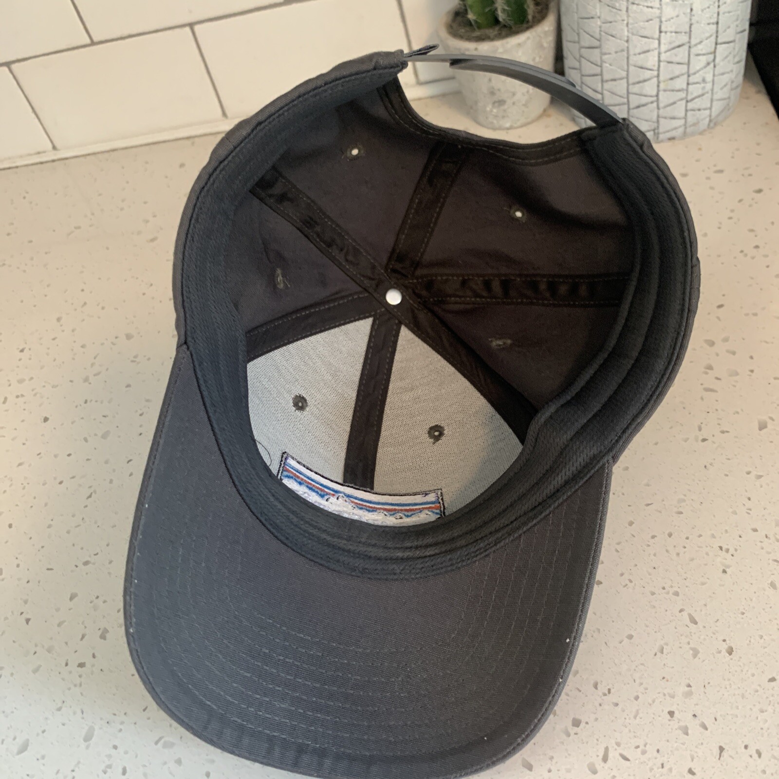 Patagonia Patch Charcoal Gray Solid Snapback Truc… - image 8