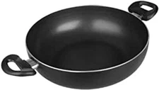 ibili Deep Frying pan Inducta with Handles 24 cm, Aluminium, Black