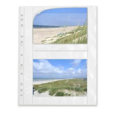 50 Fotohüllen Sammelhüllen Hüllen Postkarten Foto Postkartenhüllen 10X15 Folien