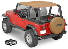1992-1995 Wrangler Yj Extended Bikini Top Aka Safari Bimini Top In Spice