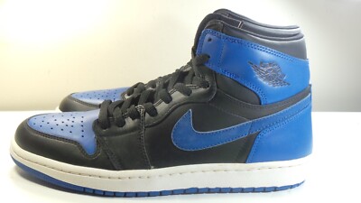 NIKE 2001 AIR JORDAN 1 I OG RETRO 136066-041 ROYAL 9.5 VINTAGE 3 4