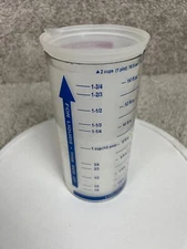 Vintage The Pampered Chef 6" Dry Wet Solid Liquid Measuring Cup 2 Cups/1 Pint