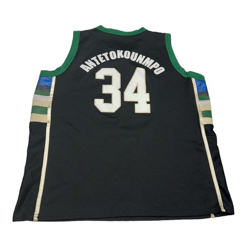 Giannis Antetokounmpo Jersey Adult L Milwaukee Bucks Promo SGA NBA Basketball - Picture 2 of 6