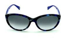 Diane von Furstenberg Ladies Designer Dark Blue Blue/Blue Gradient Sunglasses