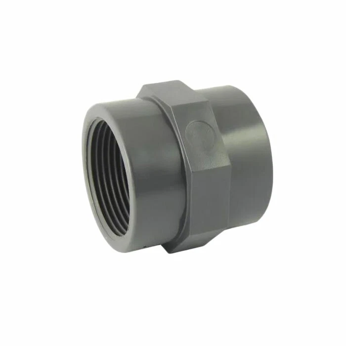 Waterline Manicotto Ø 1”1/2 in PVC Filettati Giunzione Tubi Raccordi Piscina